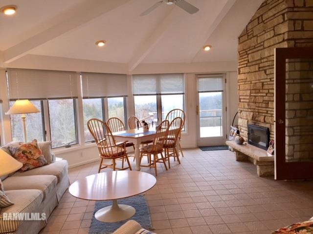 6495 West Blackjack Road Hanover, IL 61041 - Photo 5 of 21 a dining room with furniture and a large window
