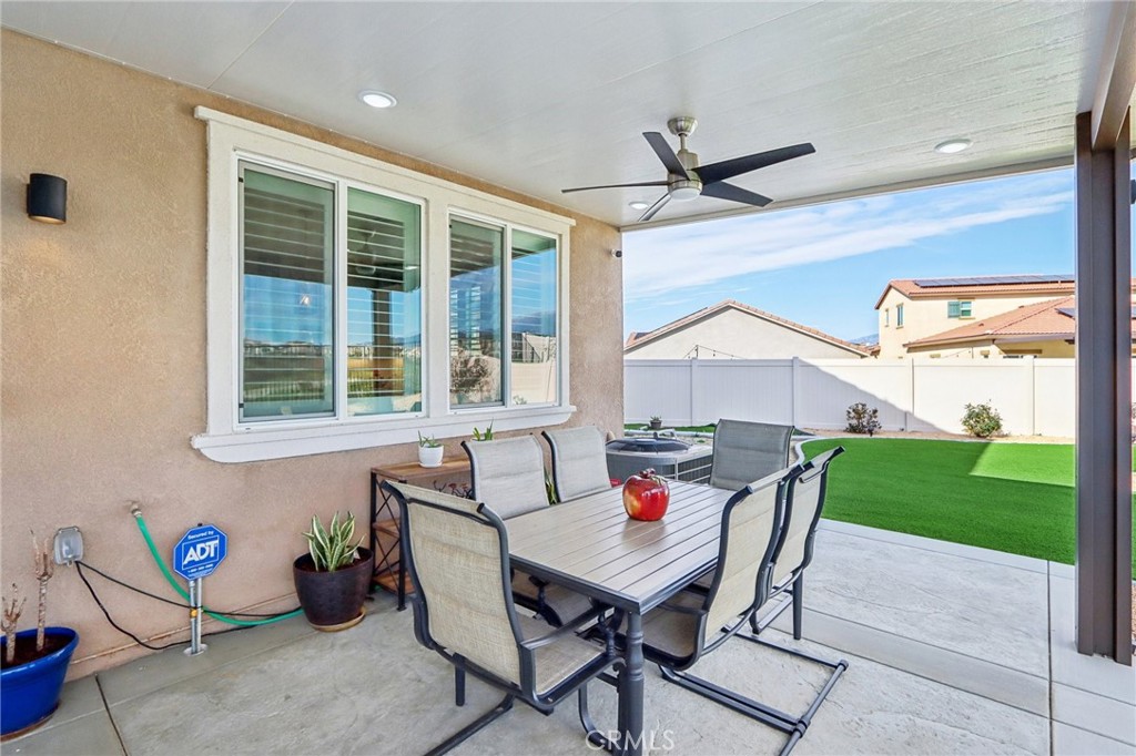 35293 Funk Way Beaumont, CA 92223 - Photo 44 of 70 a view of a dining room with furniture window and outside view