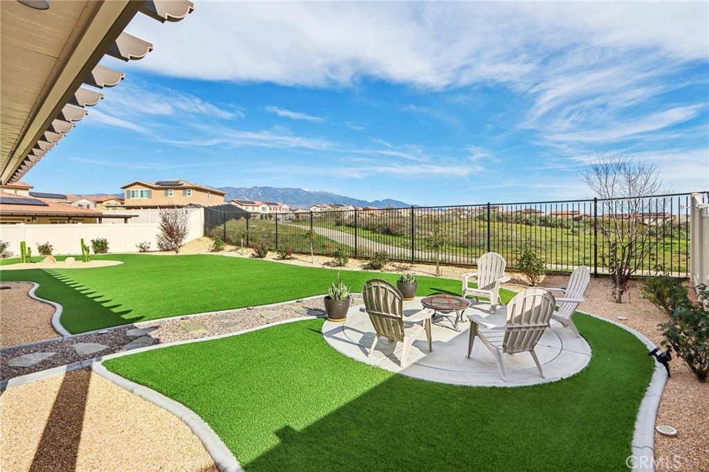 35293 Funk Way Beaumont, CA 92223 - Photo 46 of 70 a view of a chairs and table on the wooden deck