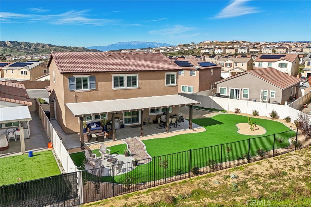 35293 Funk Way Beaumont, CA 92223 - Photo 53 of 70 an aerial view of a house with porch yard basket ball court and outdoor seating