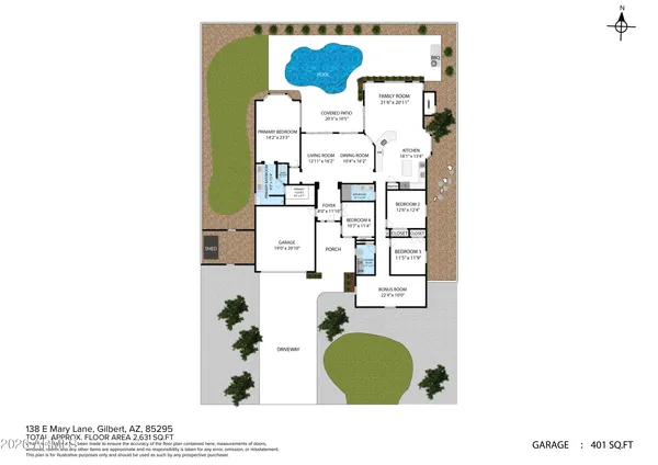 $750,000 | 138 East Mary Lane, Gilbert, AZ 85295