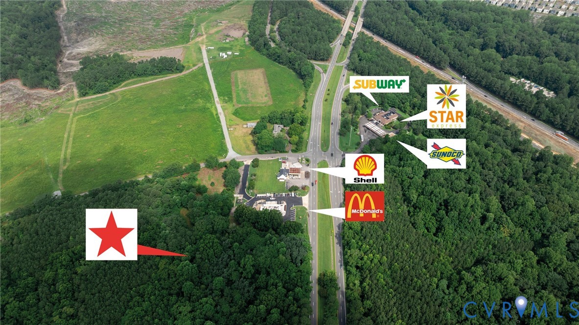 9131 Barhamsville Road Toano, VA 23168 - Photo 2 of 39 Map of property location