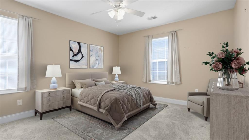 607 Locust Street Coraopolis, PA 15108 - Photo 9 of 18 a bedroom with a bed and a table