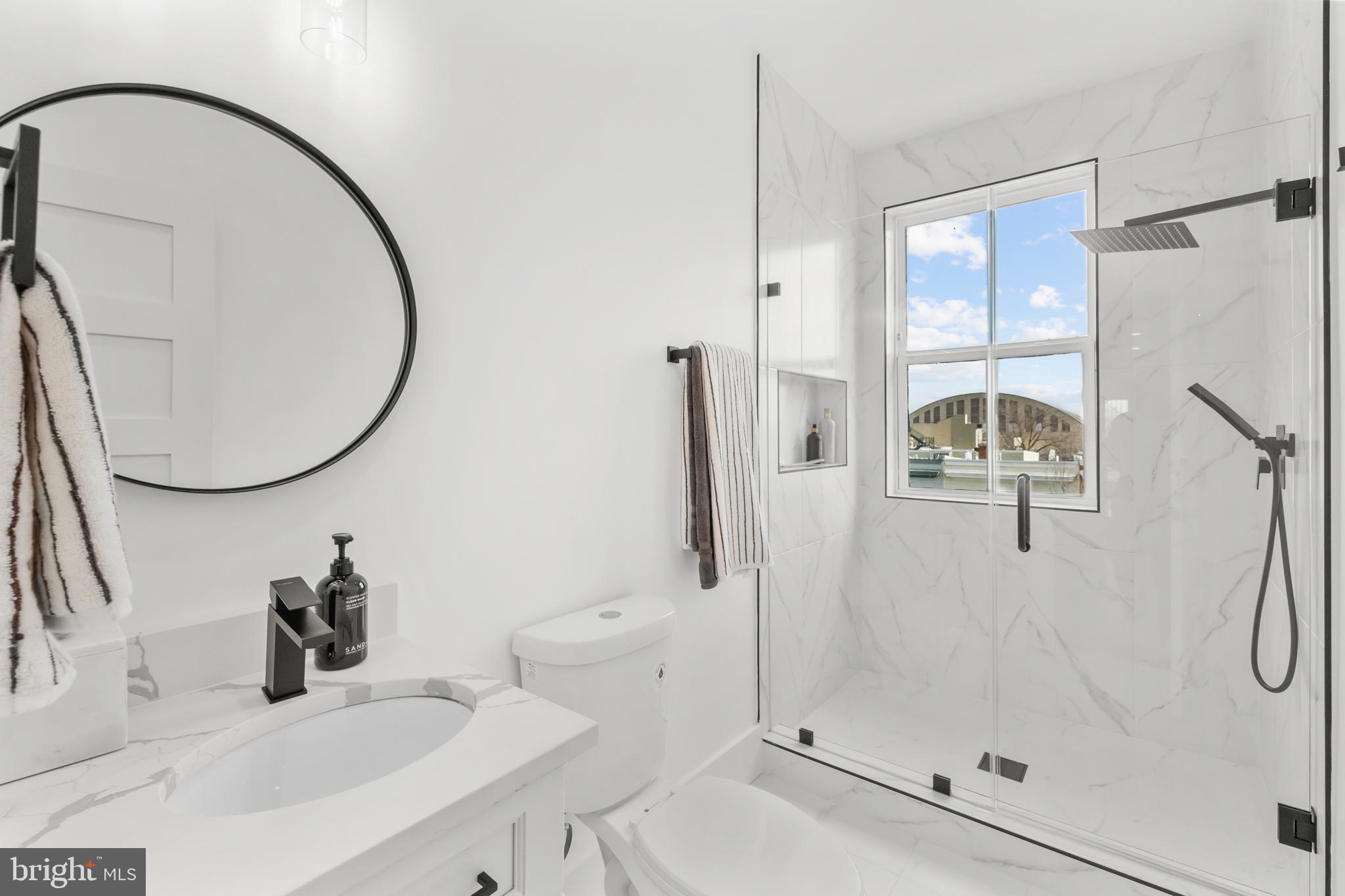113 18th Street Southeast, Unit 2 Washington, DC 20003 - Photo 18 of 39 a bathroom with a sink and a mirror