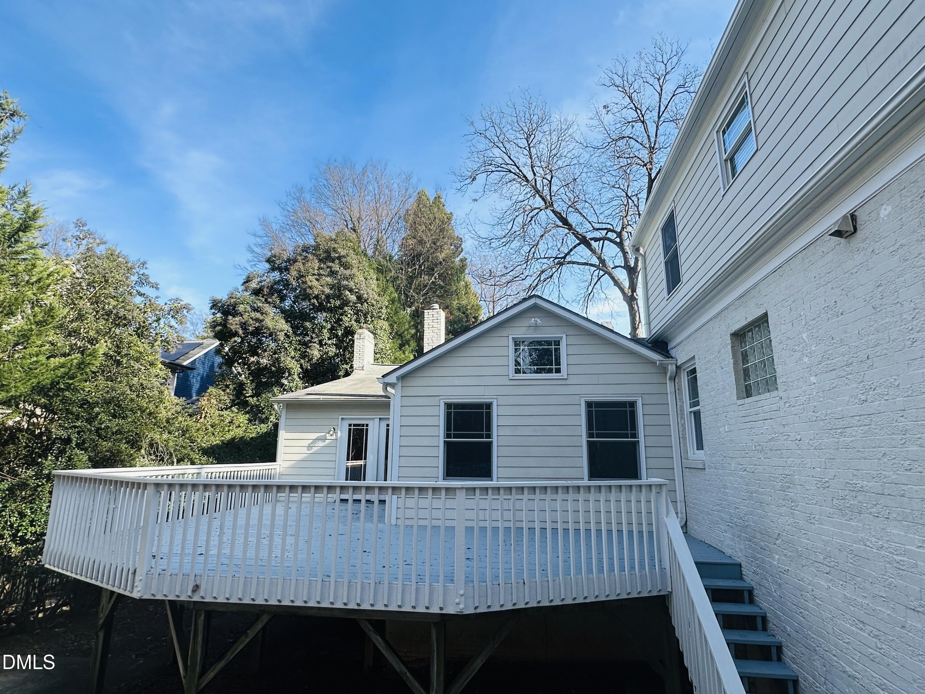 2610 Dover Road Raleigh, NC 27608 - Photo 51 of 53 a view of a house with a roof deck