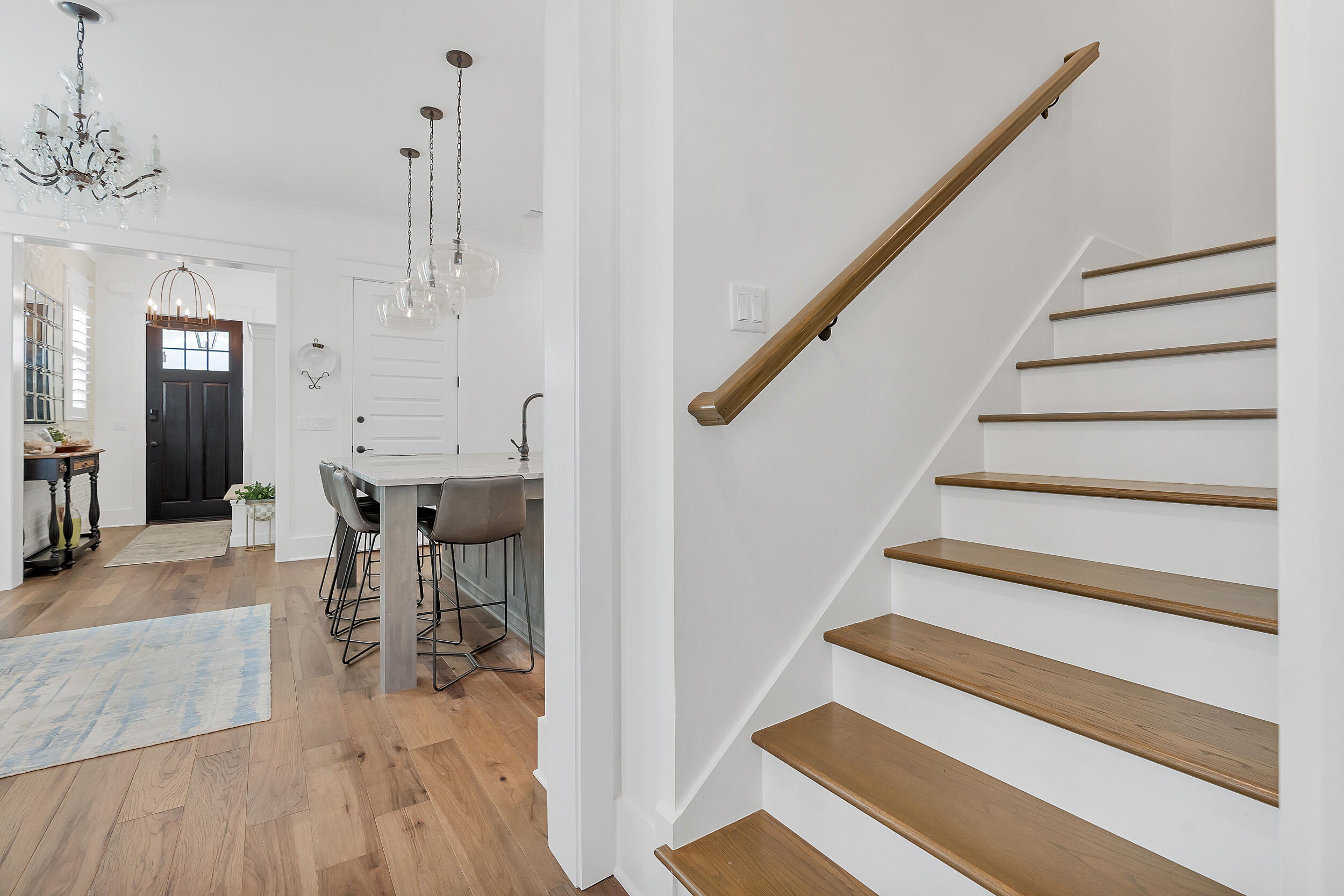 339 Ridgewalk Circle Santa Rosa Beach, FL 32459 - Photo 24 of 57 a view of entryway and hall with wooden floor