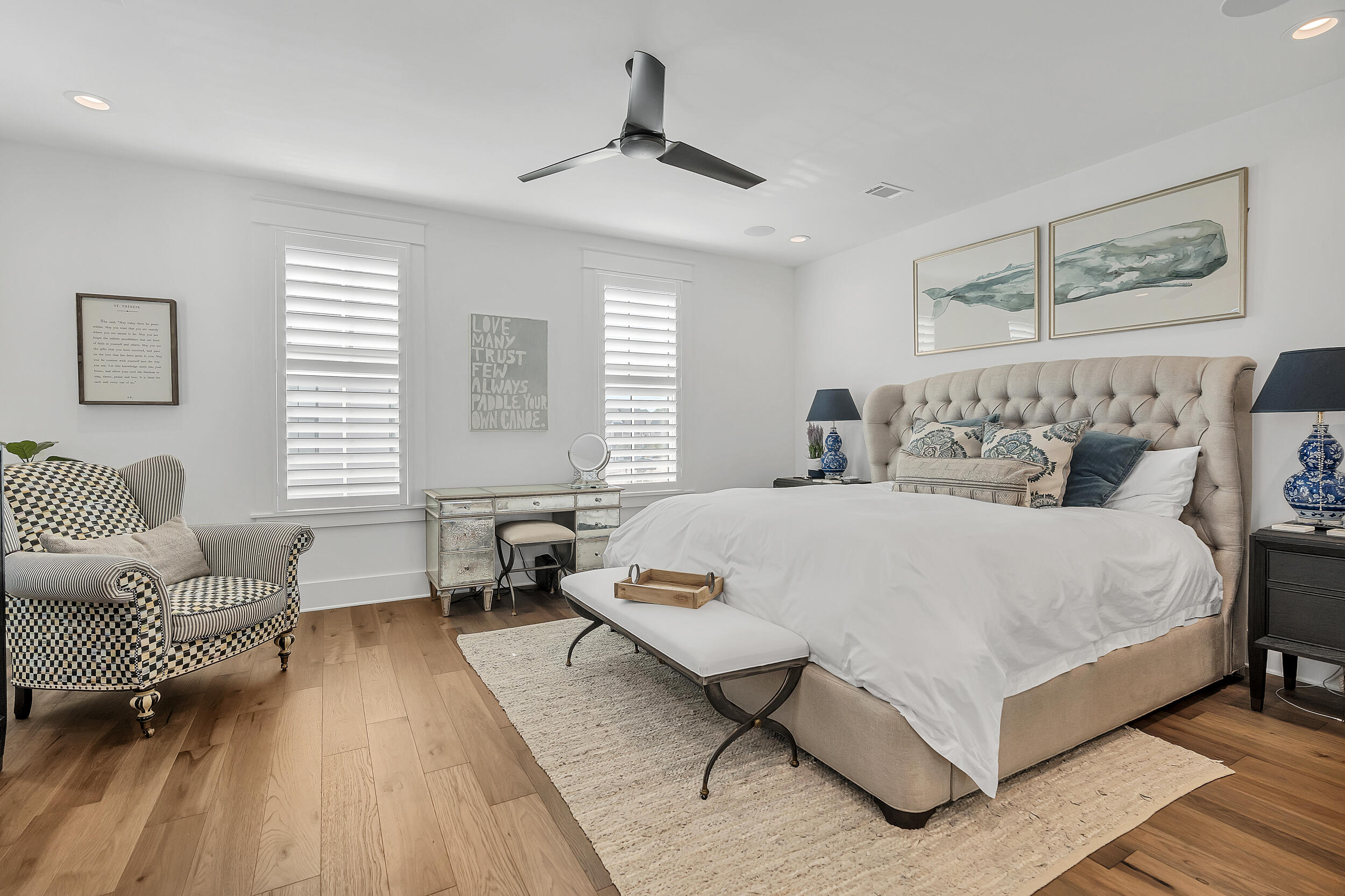 339 Ridgewalk Circle Santa Rosa Beach, FL 32459 - Photo 34 of 57 a bedroom with a large bed and a couch