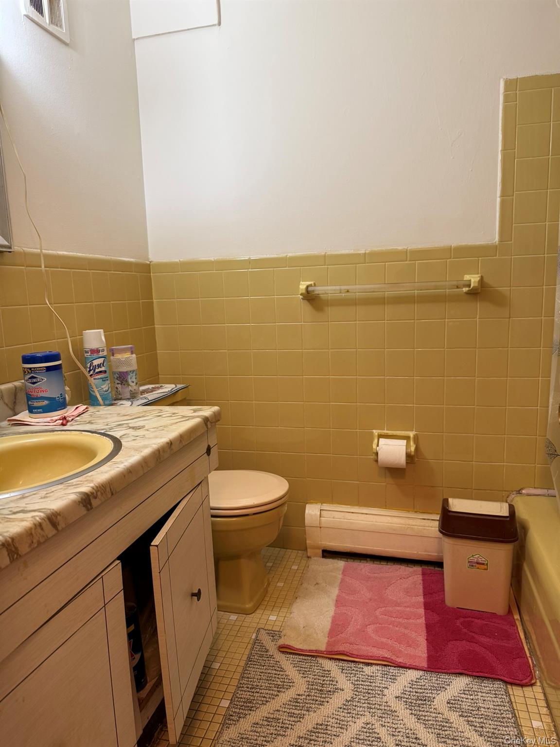 41-38 74th Street Queens, NY 11373 - Photo 8 of 17 a bathroom with a toilet a sink and mirror