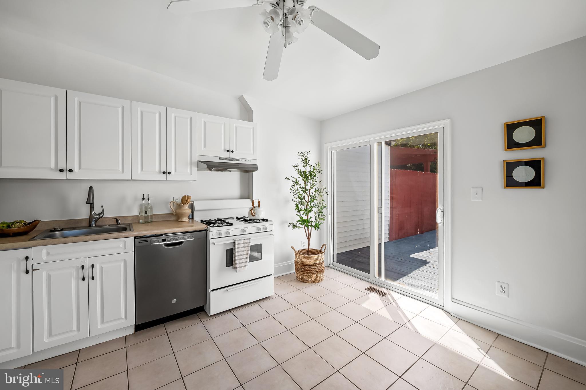 1015 Rectory Lane Baltimore, MD 21211 - Photo 9 of 28 a kitchen with a stove top oven sink and cabinets