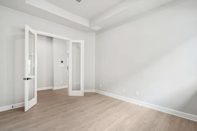 wooden floor in an empty room