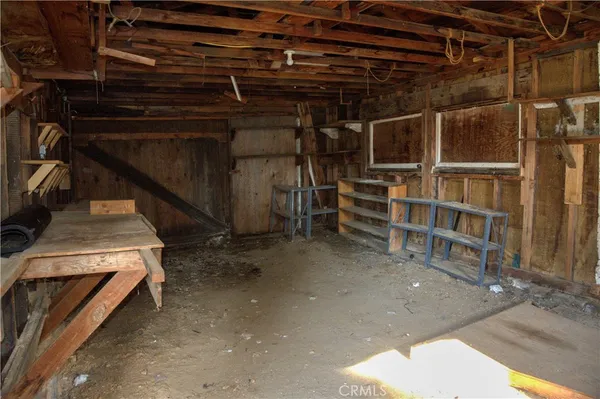 a room with storage and utility