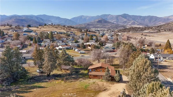 a view of lake and mountain