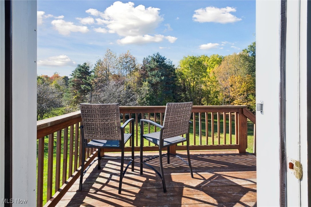 13930 Carter Road Wakeman, OH 44889 - Photo 34 of 45 View of wooden terrace