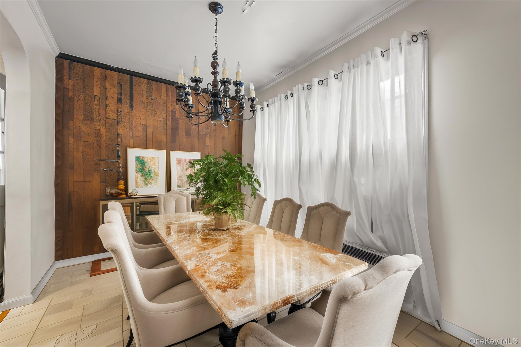 208 Dogwood Road Valley Stream, NY 11580 - Photo 16 of 38 a view of a dining room with furniture window and outside view