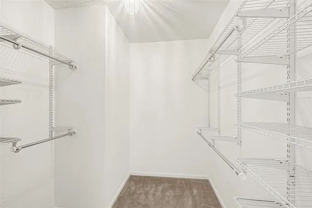 a view of walk in closet