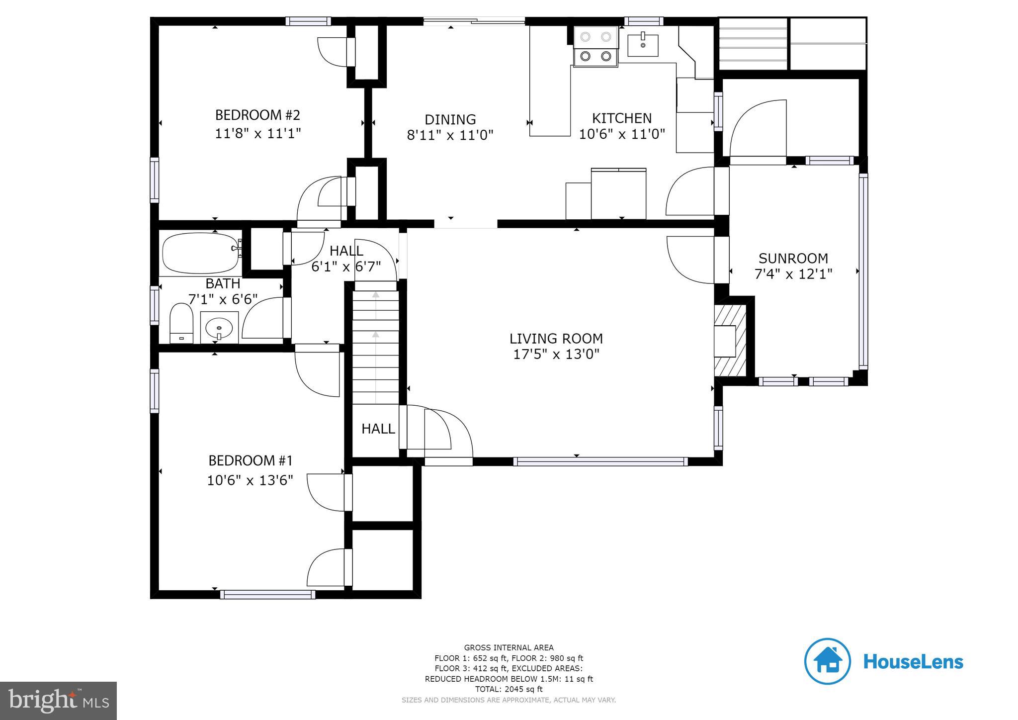 1026 Turkey Point Road Edgewater, MD 21037 - Photo 35 of 37 Main Level Floor Plan