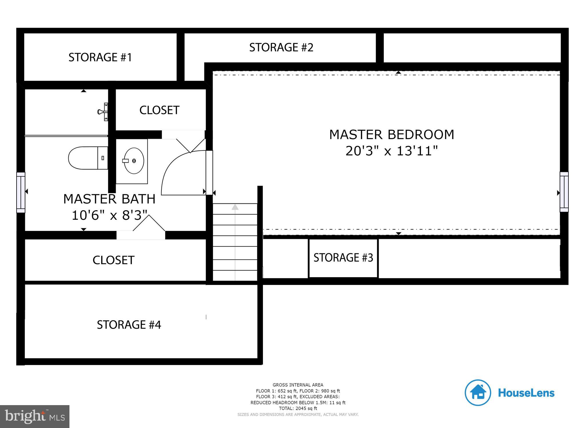 1026 Turkey Point Road Edgewater, MD 21037 - Photo 36 of 37 Master Bedroom Floor Plan