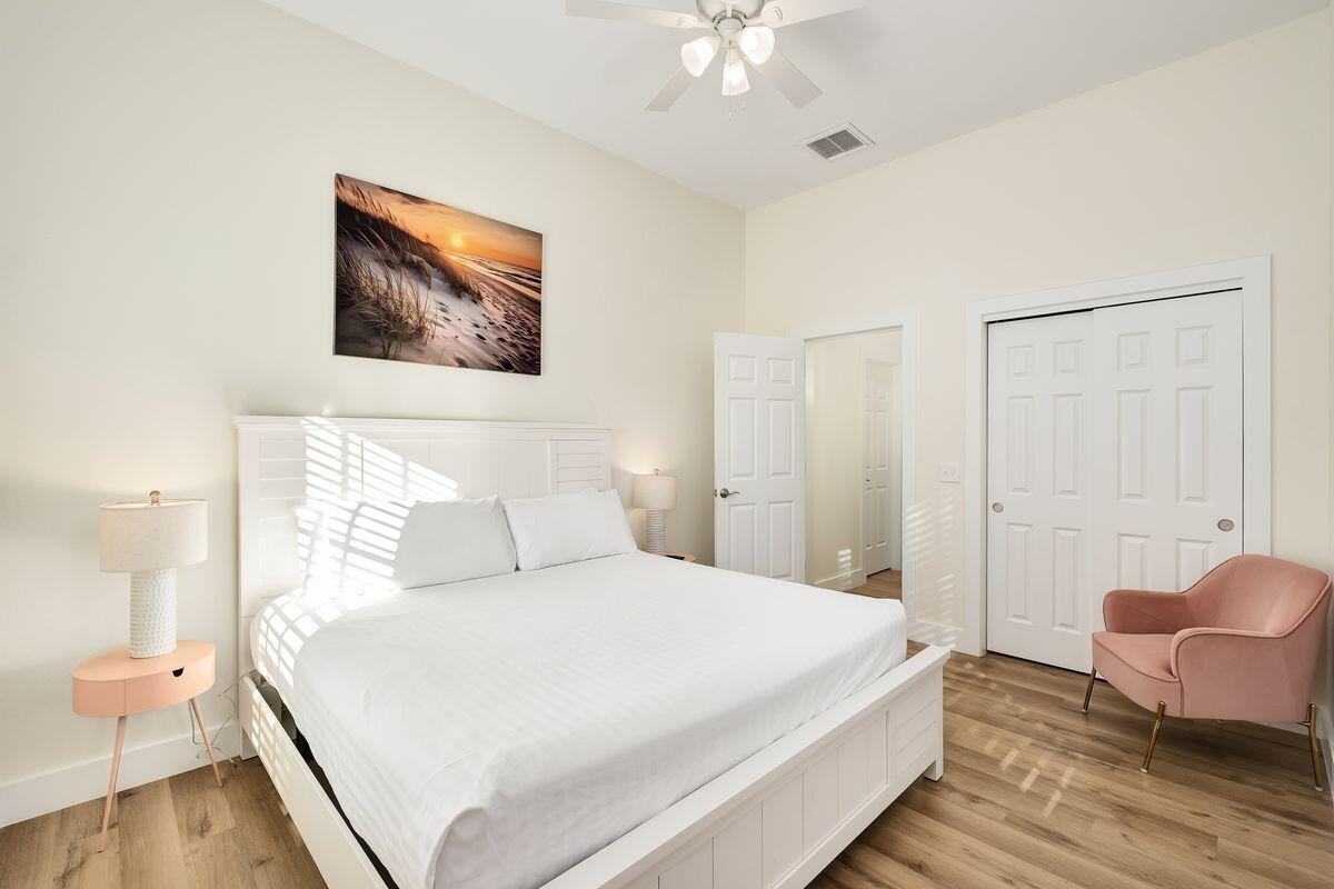 251 Dogwood Street Santa Rosa Beach, FL 32459 - Photo 36 of 51 a large white bed in a white room