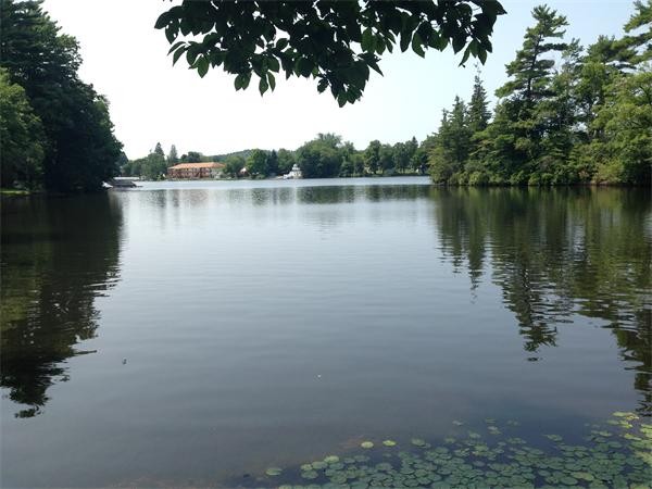17 Adams Road Sturbridge, MA 01566 - Photo 3 of 25 a view of a lake with houses in the background