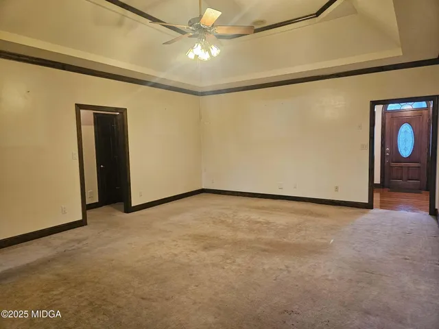 a view of an empty room