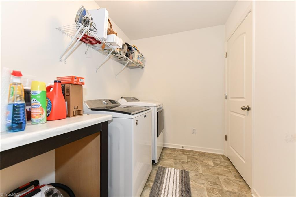 3552 Gardner Parson Point High Point, NC 27260 - Photo 33 of 36 Upper level laundry room is spacious and perfectly located near all bedrooms.