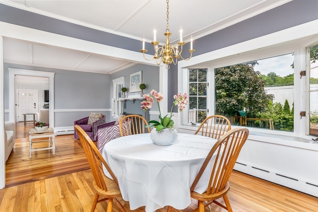 3 Lattimer Street Marblehead, MA 01945 - Photo 14 of 42 a view of a dining room with furniture window and outside view