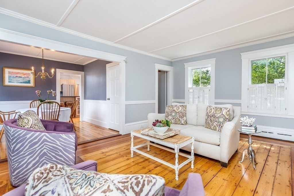 3 Lattimer Street Marblehead, MA 01945 - Photo 16 of 42 a living room with furniture and a large window