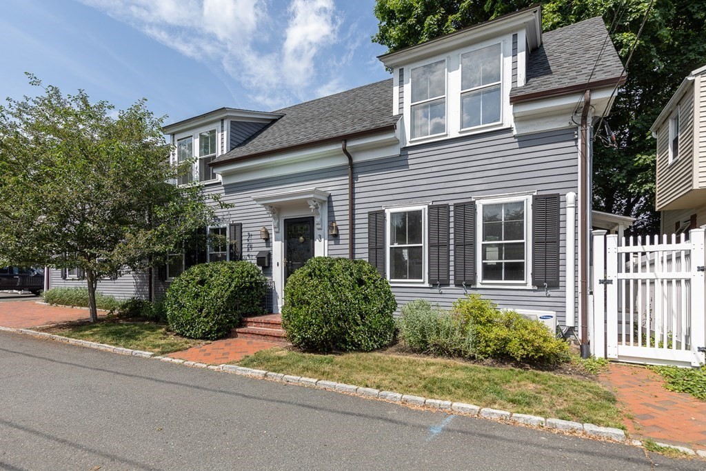 3 Lattimer Street Marblehead, MA 01945 - Photo 2 of 42 front view of a house with a yard