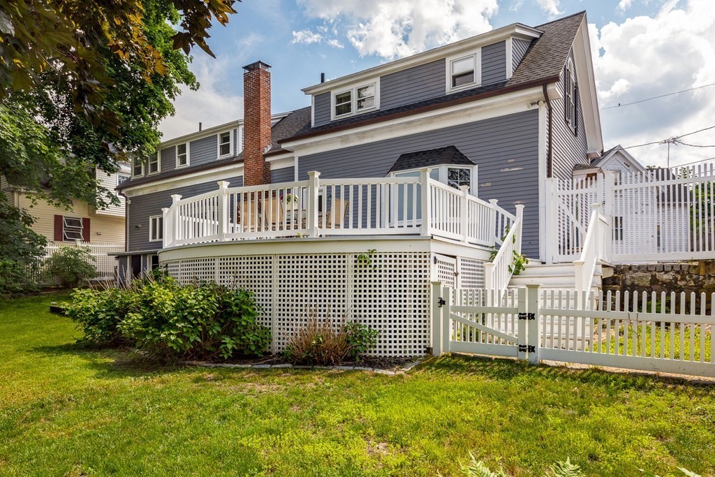 3 Lattimer Street Marblehead, MA 01945 - Photo 40 of 42 front view of a house with a yard