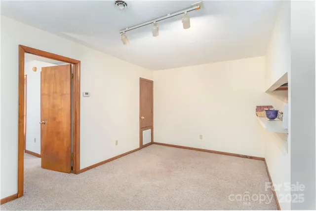 a view of an empty room