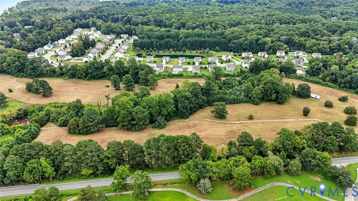 1100 Jordan Point Road Hopewell, VA 23860 - Photo 11 of 21 Aerial view of a heavily wooded area