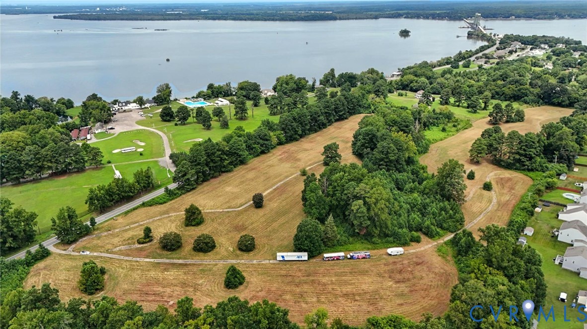 1100 Jordan Point Road Hopewell, VA 23860 - Photo 8 of 21 Aerial view of property's location featuring a lar