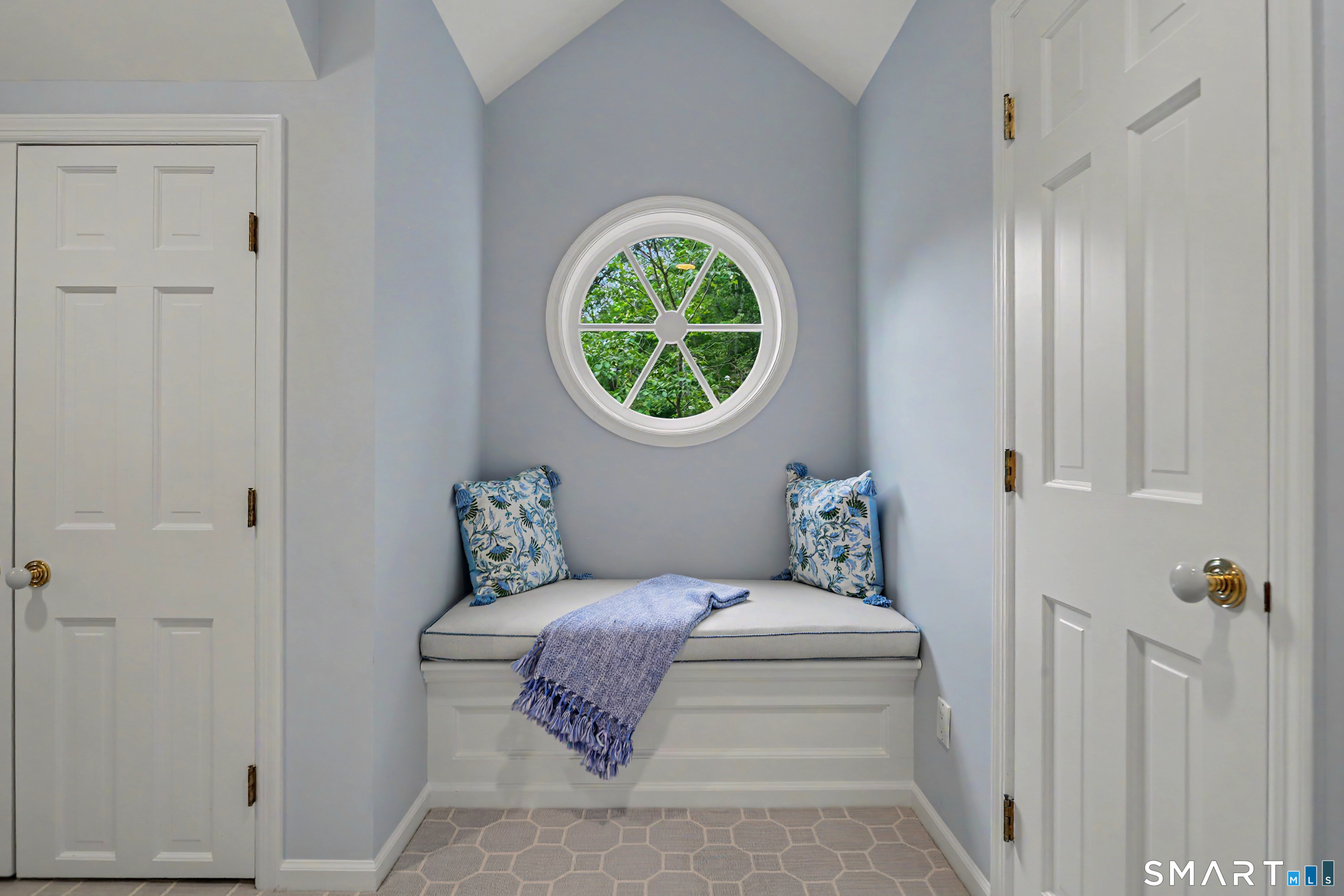 108 Logan Road New Canaan, CT 06840 - Photo 21 of 40 a bedroom with a bed and a window