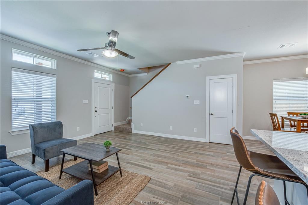404 Poplar Street, Unit A College Station, TX 77840 - Photo 10 of 20 a workspace with wooden floor