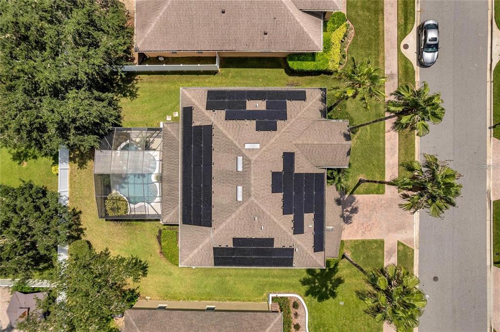 10023 Ians Ridge Road Orlando, FL 32832 - Photo 50 of 60 an aerial view of a house with a garden