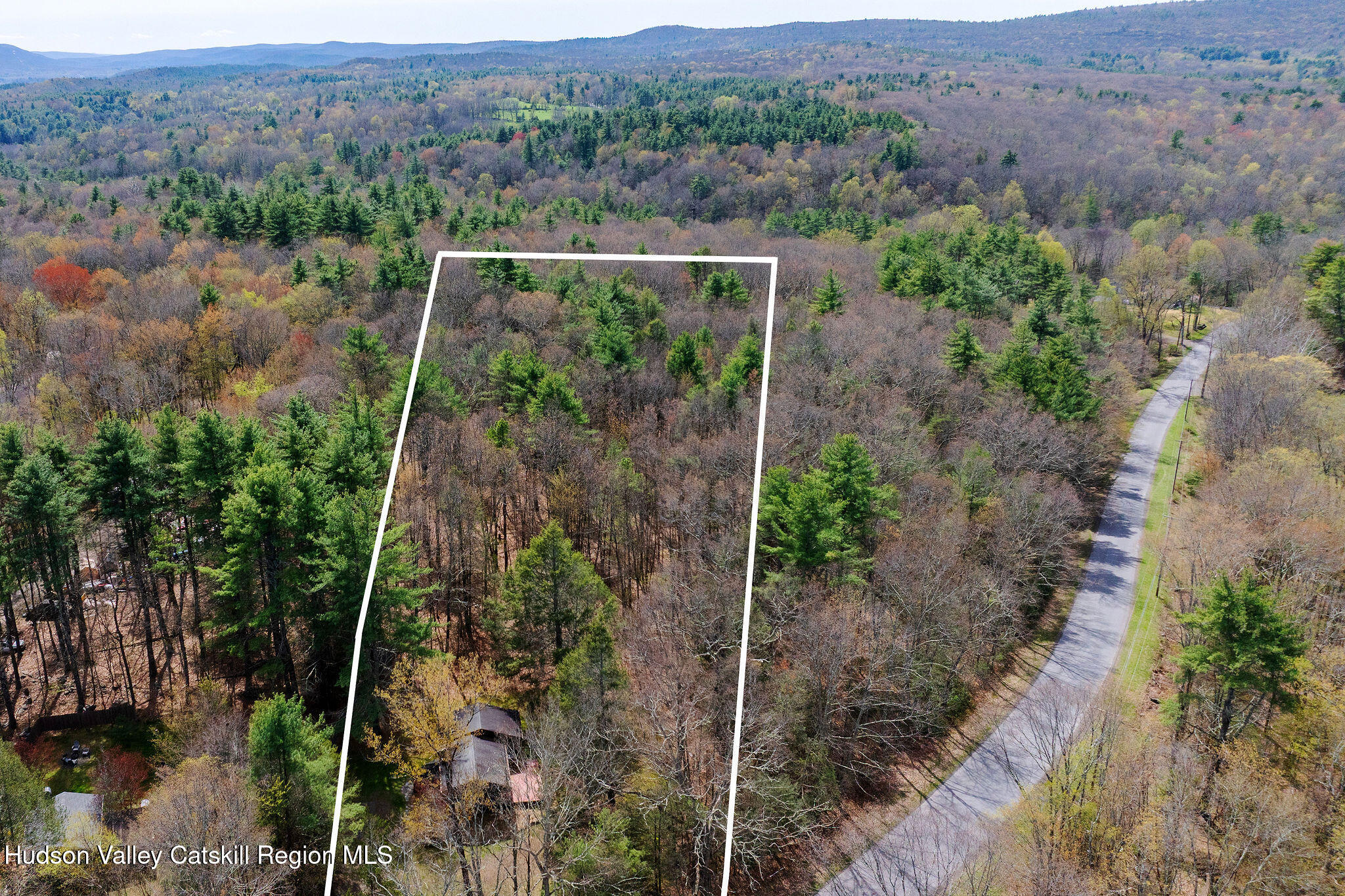 25 Upper Cherrytown Road Kerhonkson, NY 12446 - Photo 29 of 29 an aerial view of a house with a yard