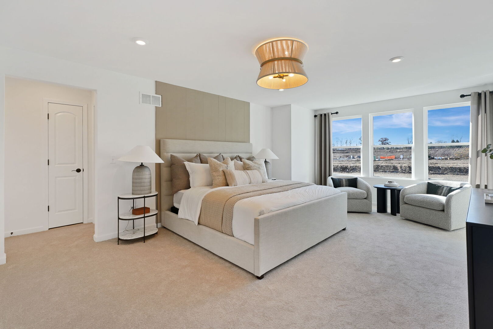 6284 Lee Court Lisle, IL 60532 - Photo 17 of 22 a spacious bedroom with a bed and a large window