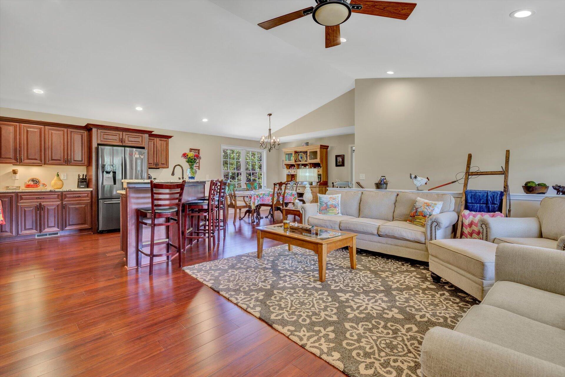 3294 Ayers Road Moneta, VA 24121 - Photo 5 of 41 a living room with furniture and wooden floor