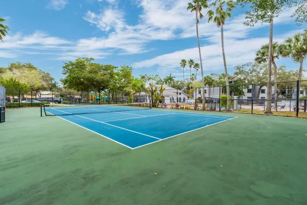 a view of a basketball court