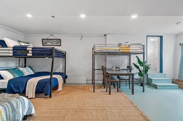 a front view of a house with windows