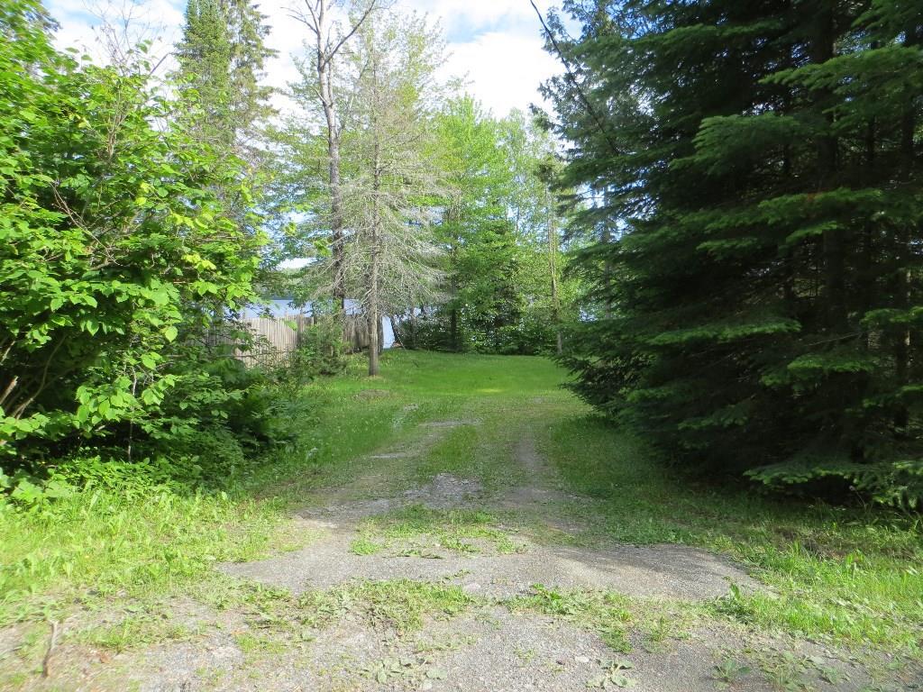 Driveway from the road.