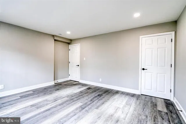 a view of an empty room