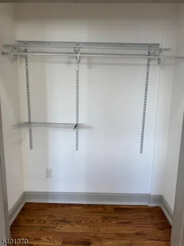 a view of a room with empty racks