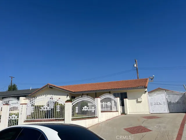a front view of a house with balcony