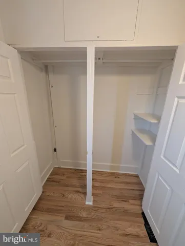 a view of wooden floor