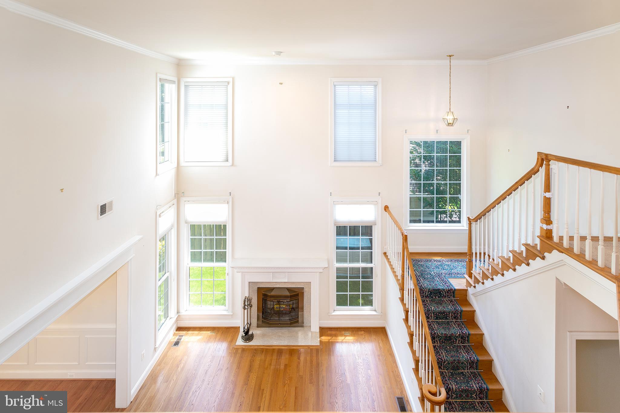 5924 Chesterbrook Road McLean, VA 22101 - Photo 25 of 60 looking down from bedroom level walkway