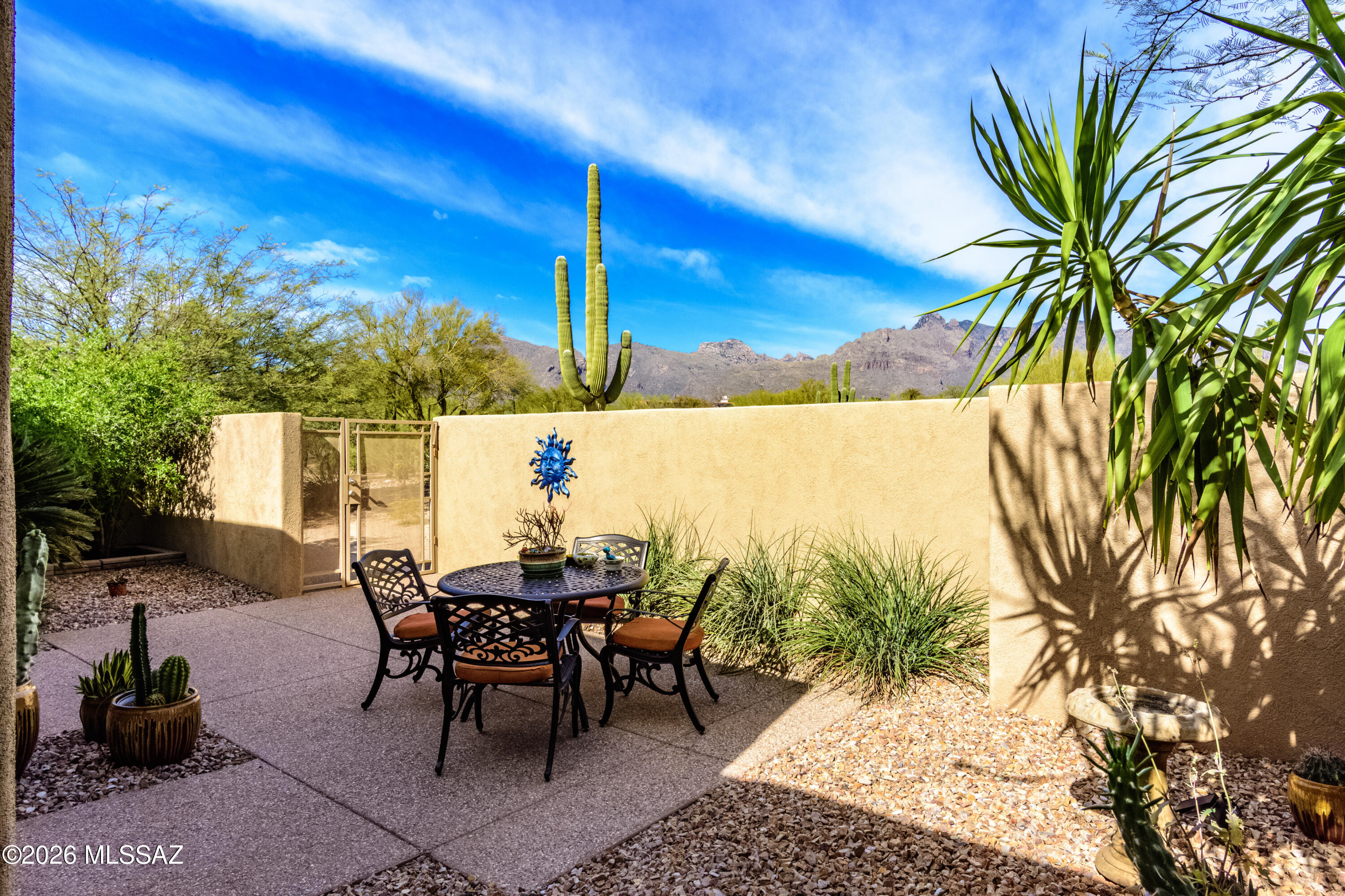 720 East Rudasill Road Tucson, AZ 85718 - Photo 4 of 48 Private front courtyard area.