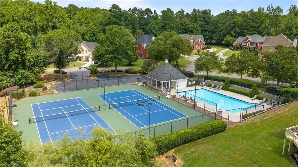 4612 Springside Court Southwest Mableton, GA 30126 - Photo 31 of 40 an aerial view of a house with pool