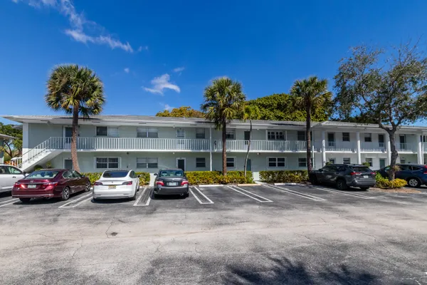 a car parked in front of a building