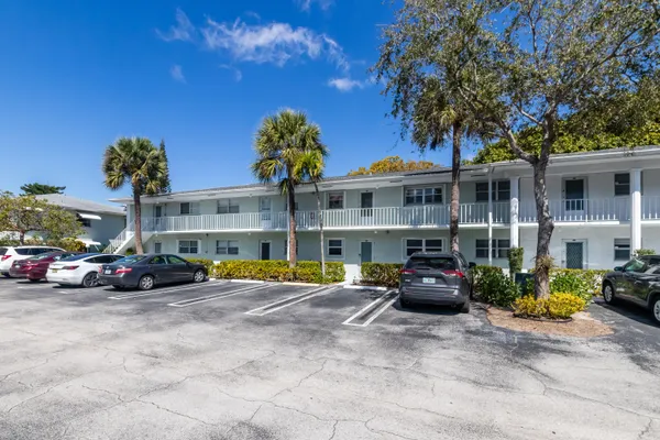 a car parked in front of a building